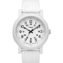 Timex Camper Unisex White Rubber Strap T2N718 Watch