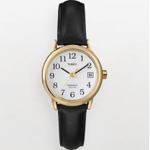 Timex Gold-Tone Leather Watch - Women
