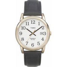 Timex Indiglo Low Vision Watch Gold With Leather Band