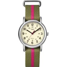 Timex Ladies' Indiglo Weekender T2N917 Watch