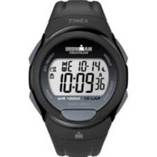 Timex Men's Ironman 10 Lap Black Full Size Watch