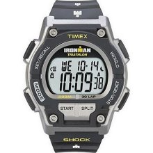 Timex Men's Ironman Endure Shock 30-Lap Resin Strap Watch - Gray / Gray - One Size