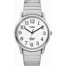 Timex Men's Quartz Watch With White Dial Analogue Display And Silver Stainless Steel Bracelet T20001pf