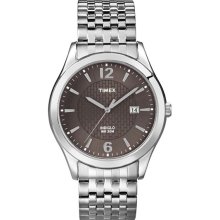 Timex Mens Silver-Tone Expansion Band Watch