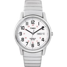 Timex Men's T2n091 Easy Reader Stainless Steel Expansion Band Watch