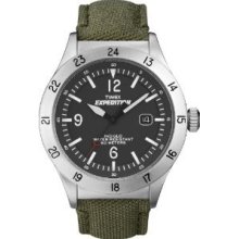 Timex Men's T49880 Expedition Military Field Black Dial Green Nylon Strap Watch