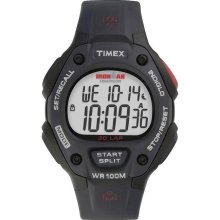 Timex Men's T5H581 Ironman Traditional 30-Lap Black/Red Watch