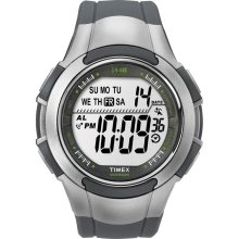 Timex Men's T5K238 1440 Sports Digital Sport Grey/Silvertone Watch