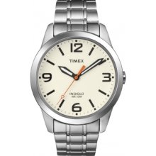 Timex T2n635 Mens Weekender Cream Steel Watch