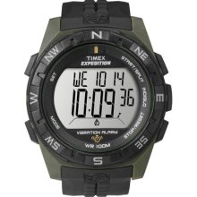 Timex T49852 Mens Black Resin Strap Digital Sport Watch