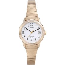 Timex Women's T2H351 Easy Reader Goldtone Stainless Steel Expansion Band Watch