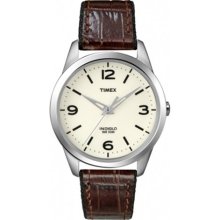 Timex Women's Weekender T2N640 Brown Calf Skin Analog Quartz Watc ...