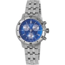 Tissot Men's Swiss Made Quartz Chronograph Blue Dial Stainless Steel Bracelet Watch