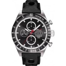 Tissot Men's 'T-Sport PRS 516' Black Strap Automatic Chronograph ...