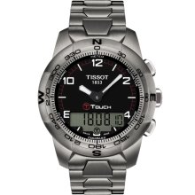 Tissot Men's T Touch Black Dial Watch T047.420.44.057.00