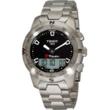 Tissot Men's T0474201105100 T-Touch II Black Digital Multi Function