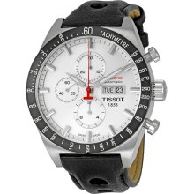 Tissot Prs 516 Men's Automatic Chronograph Leather Strap Watch T0446142603100