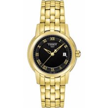 Tissot T0312103305300 T-Classic Quartz Gold Tone Stainless Steel Black