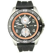 Tommy Bahama Relax Silicone Strap Black Dial Men's watch #RLX1109