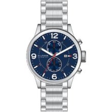 Tommy Hilfiger Men's 1790903 Casual Sport Stainless Steel Blue Dial Multi Eye