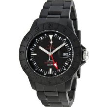 Toy Watch Jet Lag Men's & Women's Case Date Black Plastic Watch Jet03gu