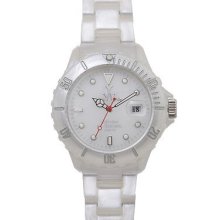 Toy Watch Plasteramic Pearilzed Pearl White Unisex Watch FLP01WH