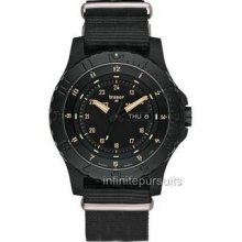 Traser H3 P6600 Sand Tritium Tactical Swiss Watch Black Nat Strap