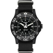 Traser P6600.4a8.13.01 Men's Swiss Made Black Resin Nylon Strap Automatic Watch