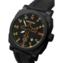Trintec Zulu-03 Directional Gyro Automatic Aviator Watch with Black