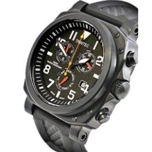 Trintec Zulu-05 Chronograph, with Square Black PVD Case ZULU-05-CH