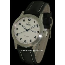 Tutima Pilot Fx wrist watches: Fx Automatic Date-Day White 630-31
