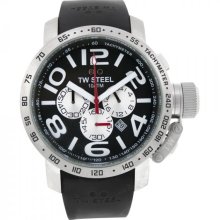 TW Steel Grandeur 45mm Black Dial Chronograph Mens Watch TW40