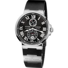 Ulysse Nardin Maxi Marine Chronometer Black Diial Mens Watch 263-67-3-42