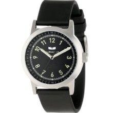 Unisex ABR3P03 Alpha Bravo Rubber Black Silver Lume