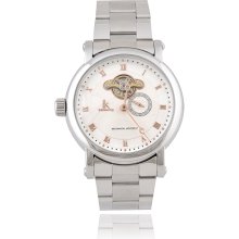 Unisex Automatic Mechanical Stainless Steel Watch
