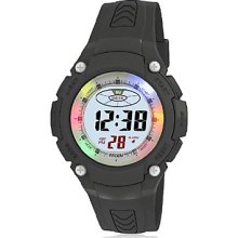 Unisex Chronograph And Water PU Resistant Digital Automatic Casual Watch