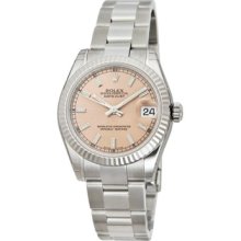 Unisex ROLEX Oyster Watch Perpetual Datejust Pink