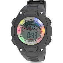 Unisex Water Resistant PU Digital Automatic Casual Watch