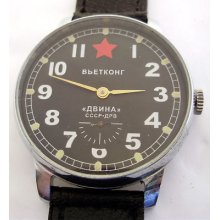 Ussr Russian Watch Pobeda Vietkong Dvina Ussr Drv 603