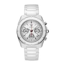 Versace Watches DV One Cruise Round Chronograph Watch In White Model 1