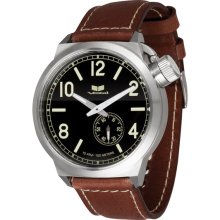 Vestal Canteen Watch - Brown/Brushed Silver/Black CTN3L04