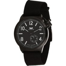 Vestal Canteen Zulu Watch Black/Black/Black White Lum, One Size