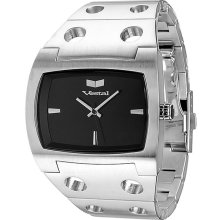 Vestal Destroyer Watch - Silver / Black / Brushed