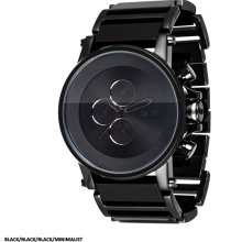 Vestal Plexi Acetate Watch - Black/Black/Black/Minimalist PLA017