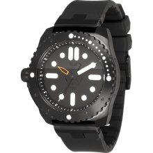 Vestal Restrictor Diver 43 Watch in Black/Brushed