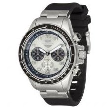 Vestal The ZR-2 Rubber High Frequency Collection Watches White/Polished Silver/White One Size Fits All