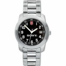 Victorinox Swiss Army Field Collection Watch - Large /Stainless Steel Strap