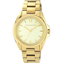 Vince Camuto Rose Goldtone Bracelet Watch Women's