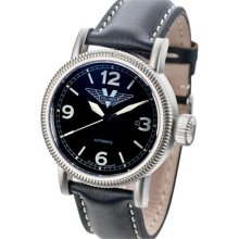 Vollmer W216 Winged Midnight Aviator Watch