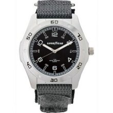 Watch Creations Unisex Round Metal Case Watch W/ Nylon Strap & Black Dial